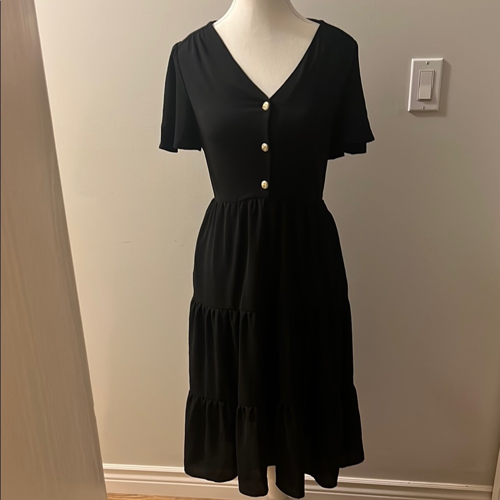 Black Midi Dress *last chance*